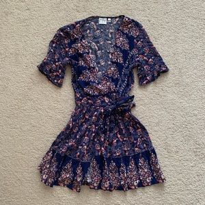 Princess Polly paisley wrap dress
